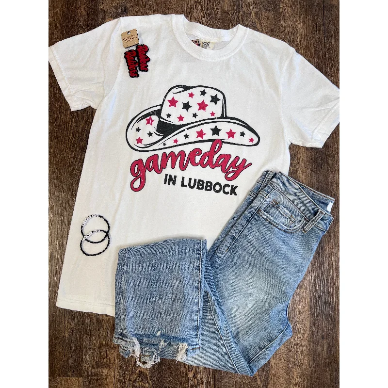 Custom Game Day in Lubbock Tee (Small to 2XL)