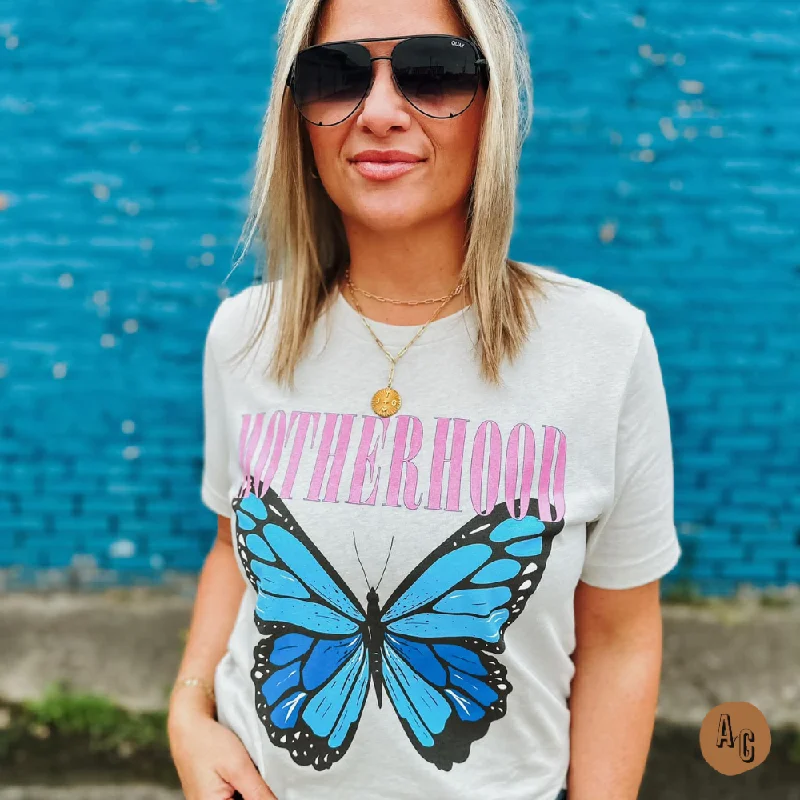 Motherhood Butterfly Graphic Tee (S-2XL)