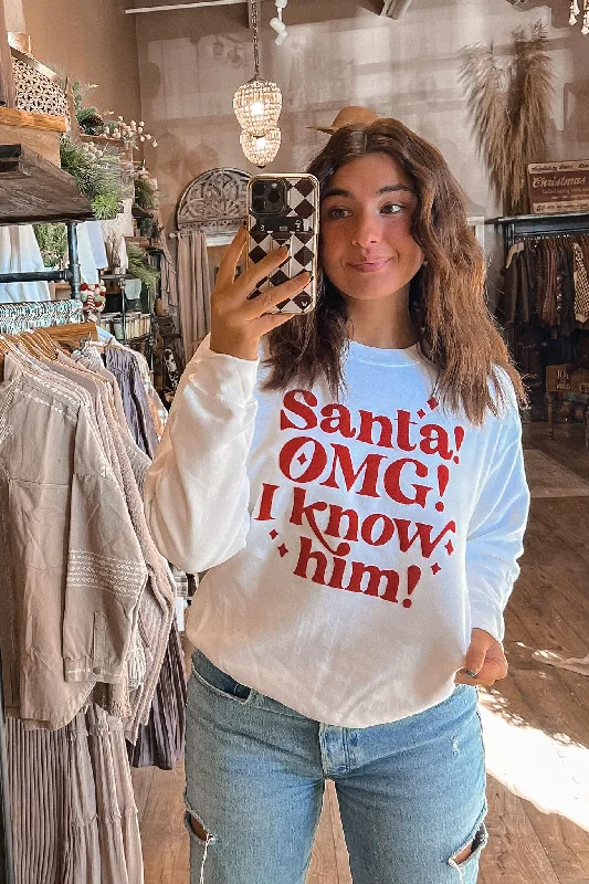 SANTA I Know Him Sweatshirt