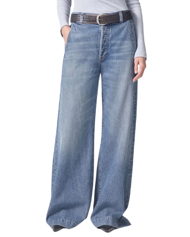 Beverly Trouser Denim In Pirouette