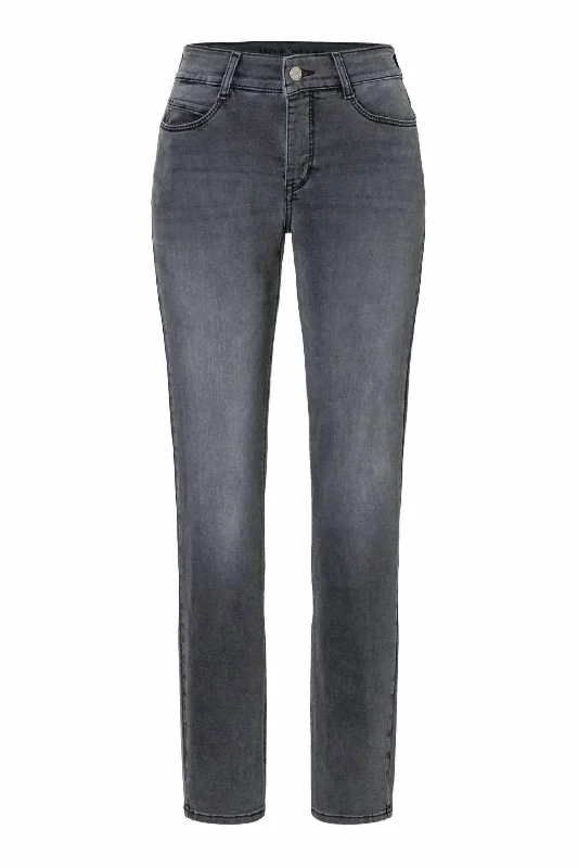 Dream Denim Straight Leg Jeans In Light Black