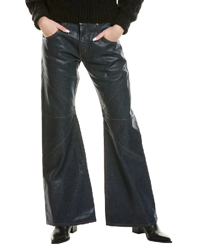 EB DENIM Bowie Loose Midnight Glaze Boot Wide Leg Jean