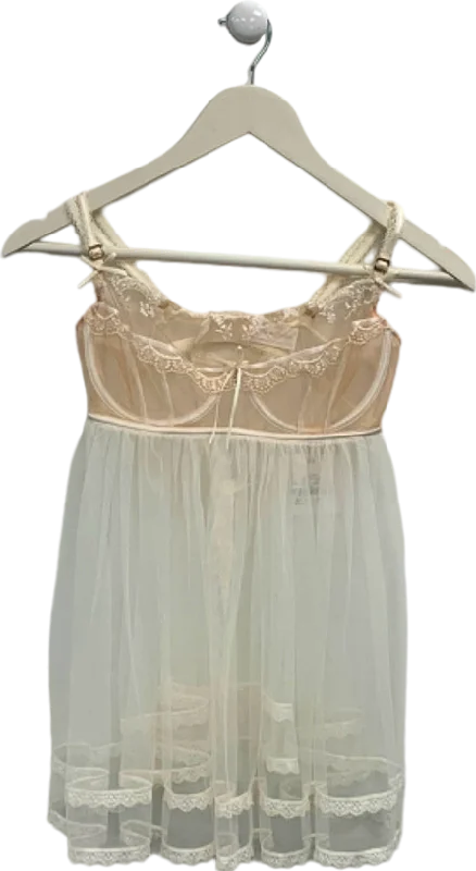 Honey Birdette Ivory Daisy Babydoll 34D