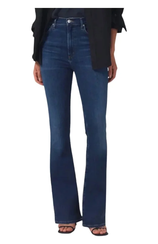 Lilah Bootcut Denim Jeans In Morella