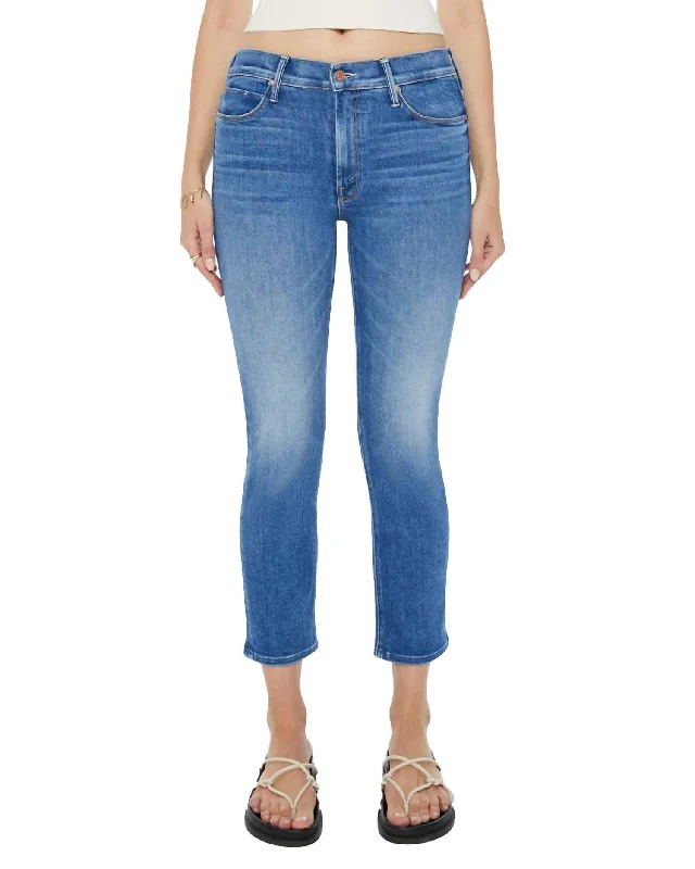 Mid Rise Dazzler Crop Jeans In Different Strokes