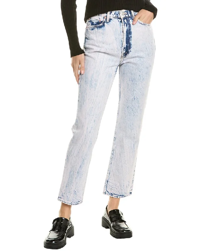 MOTHER High-Waist Rider Pink Ankle Jean