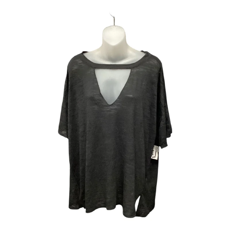 Top Short Sleeve By We The Free In Black, Size: L