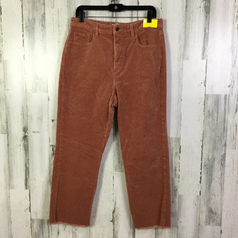 Pants Corduroy By Loft In Orange, Size: 12