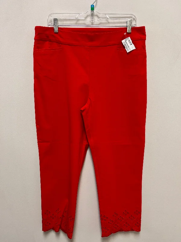 Pants Other By Chicos In Orange, Size: 12