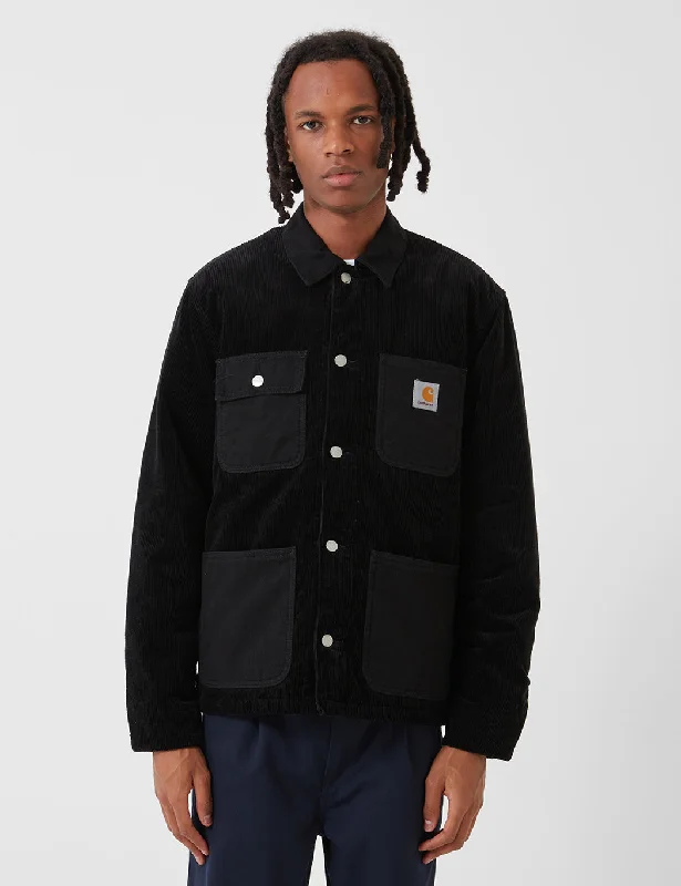 Carhartt-WIP Michigan Coat (Cord/Canvas) - Black