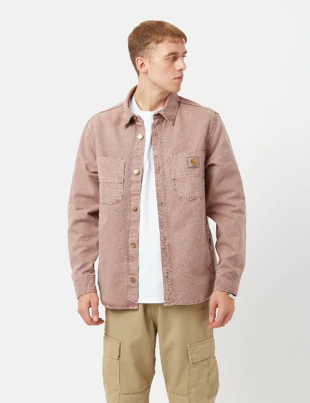 Carhartt-WIP Glenn Overshirt - Dark Plum Purple