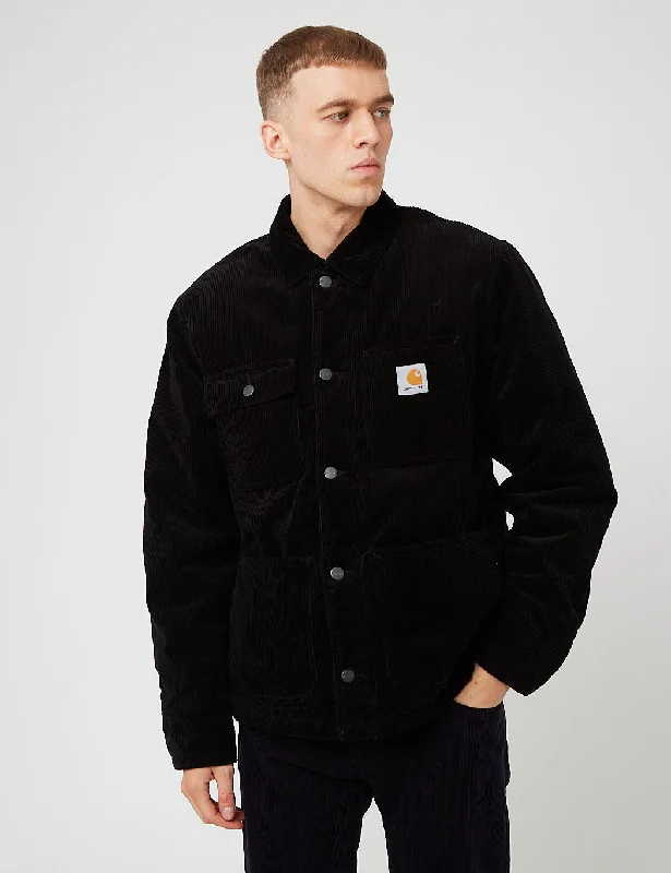 Carhartt-WIP Michigan Coat (Corduroy, 9.7 oz) - Black rinsed