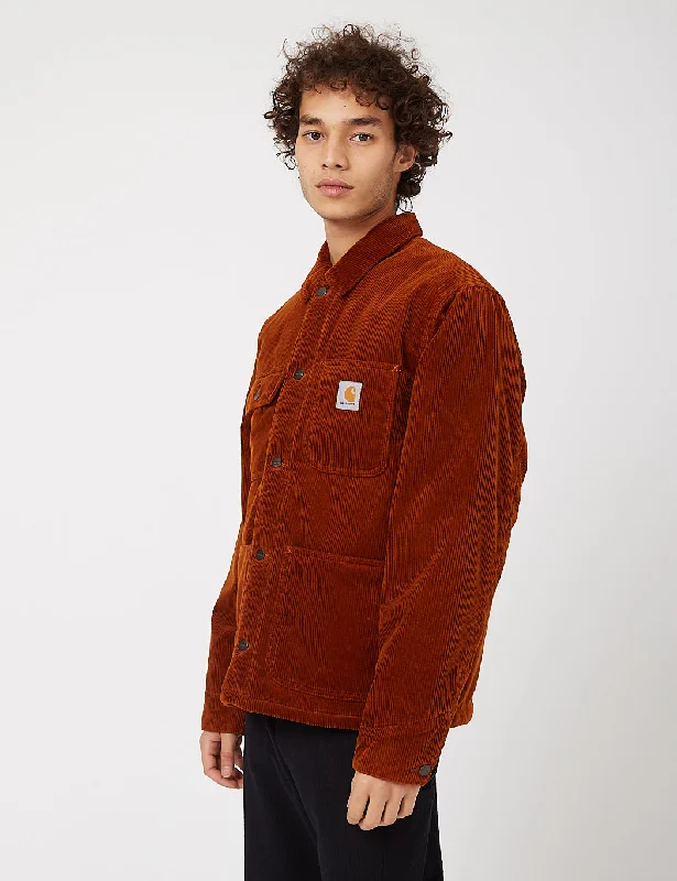 Carhartt-WIP Michigan Coat (Corduroy, 9.7 oz) - Brandy rinsed