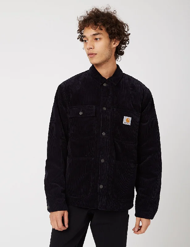 Carhartt-WIP Michigan Coat (Corduroy, 9.7 oz) - Dark Navy rinsed