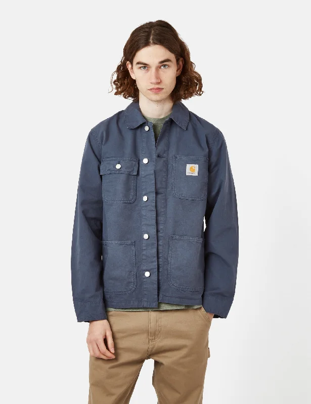 Carhartt-WIP Michigan Coat (Garment Dyed) - Storm Blue