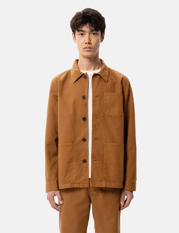 Nudie Barney Canvas Jacket - Cinnamon