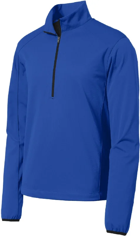 CLOSEOUT - Port Authority Active 1/2 Zip Lightweight Soft Shell Jacket