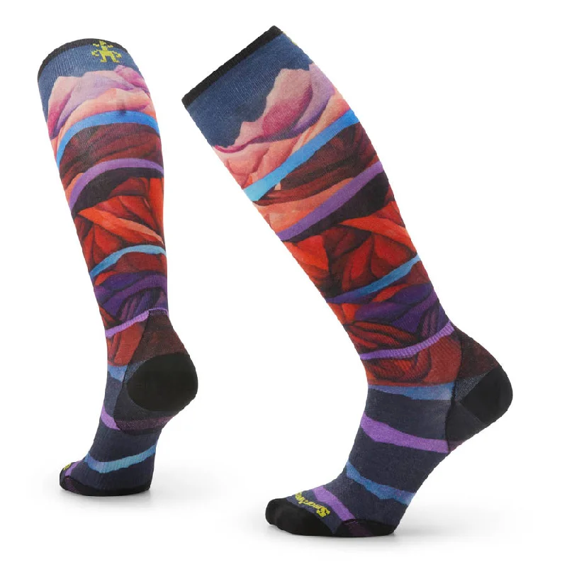 Smartwool Ski Zero Cushion Print Womens Snow Sock 2023