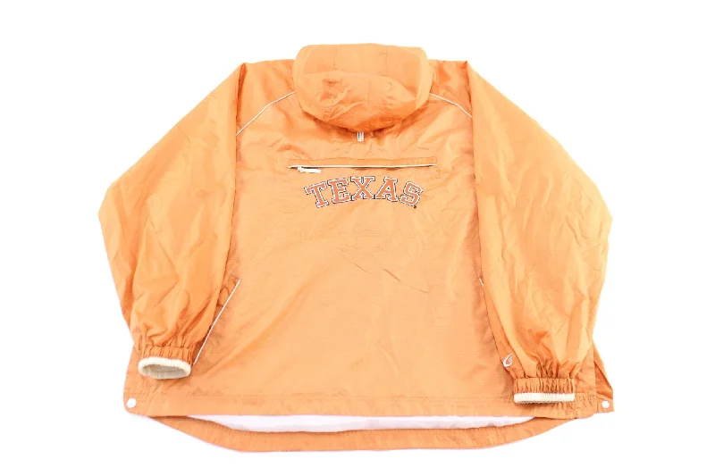 Texas Longhorns Embroidered Orange Windbreaker Jacket