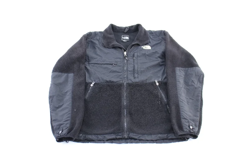 The North Face Embroidered Logo Black Zip Up Jacket