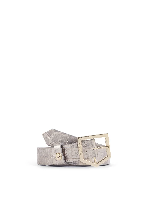 Sennowe Belt - Champagne Croc