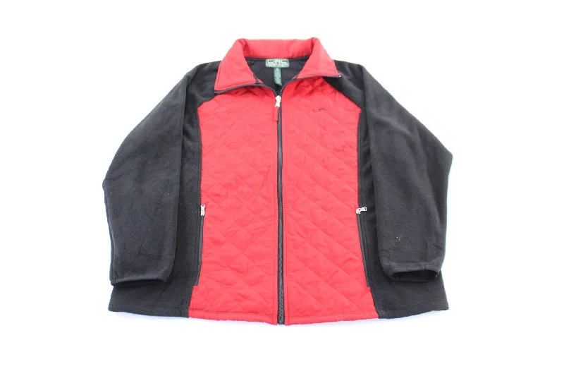 Women's Ralph Lauren Active Red & Black Zip Up Jacket