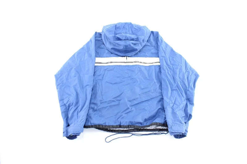 Women's Vintage Nike Logo Blue & White Pullover Jacket