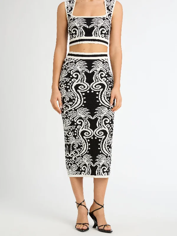 DOLCE PALMS SKIRT