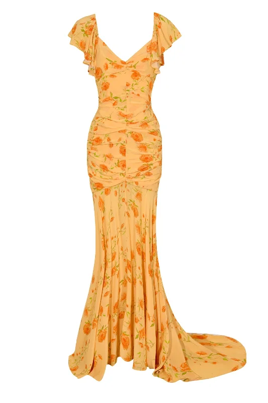 Sevillia Maxi Dress - Apricot