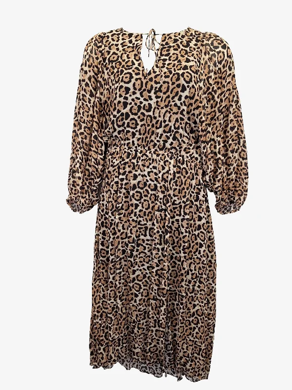 Witchery Cheetah Maxi Dress Size 14