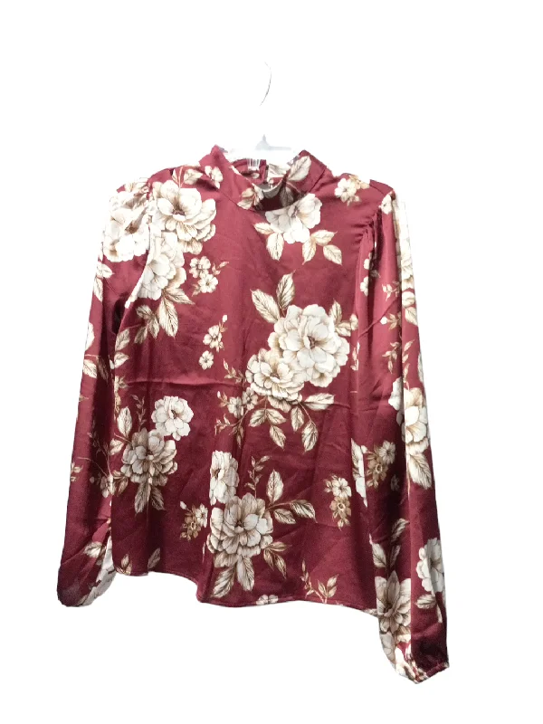 Blouse Long Sleeve By Express  Size: M